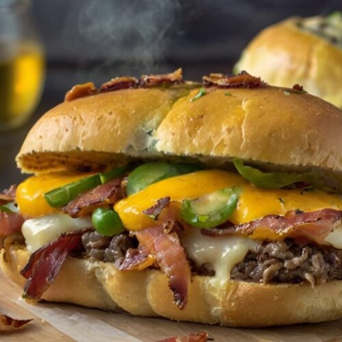 Luby's Bacon Cheese Steak Recipe