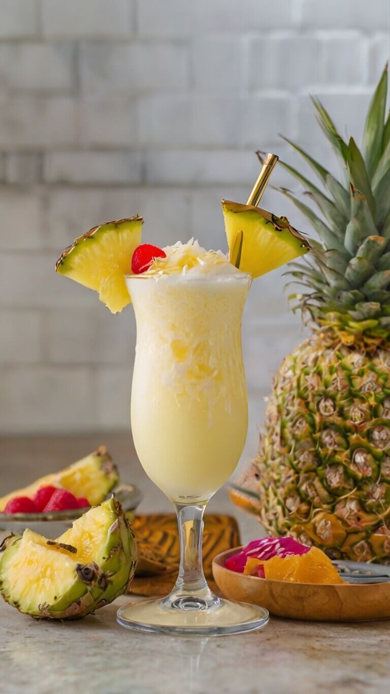 Super Easy Frozen Piña Colada
