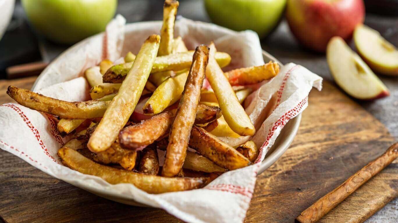 Air Fryer Apple Fries Recipe