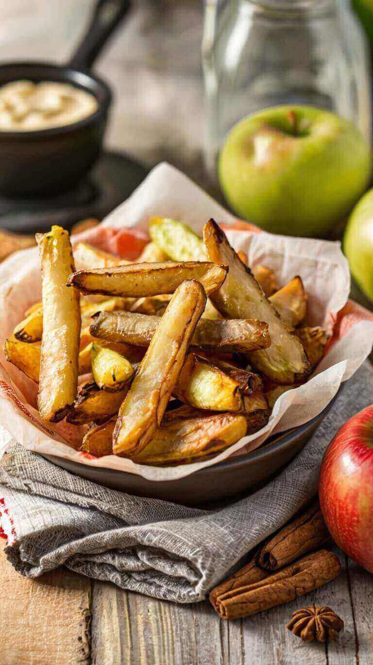 Air Fryer Apple Fries
