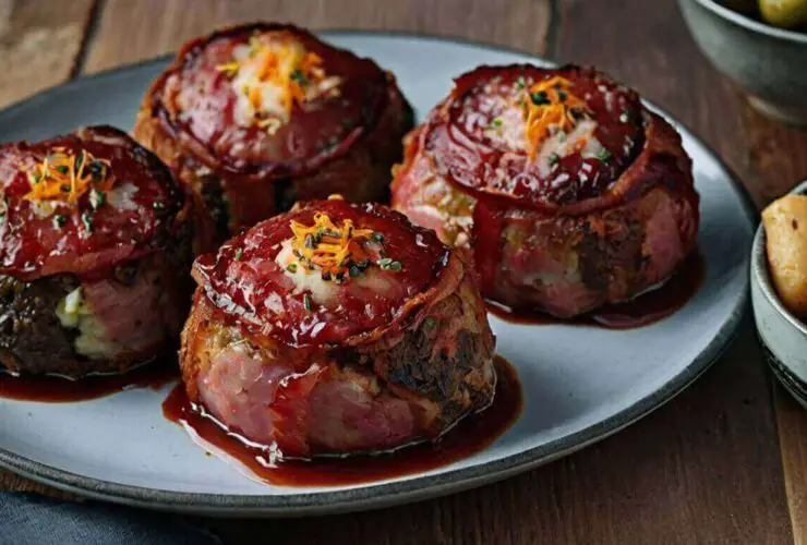 Bacon Wrapped Meatloaf Minis Recipe