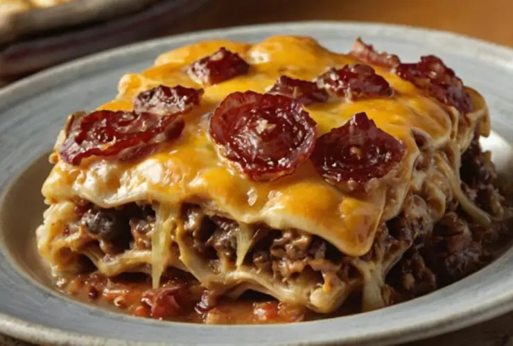 Bbq Bacon Cheeseburger Lasagna Recipe