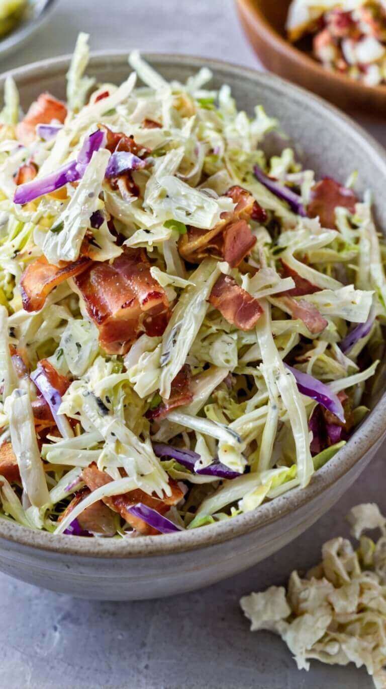 Blue Cheese Bacon Coleslaw