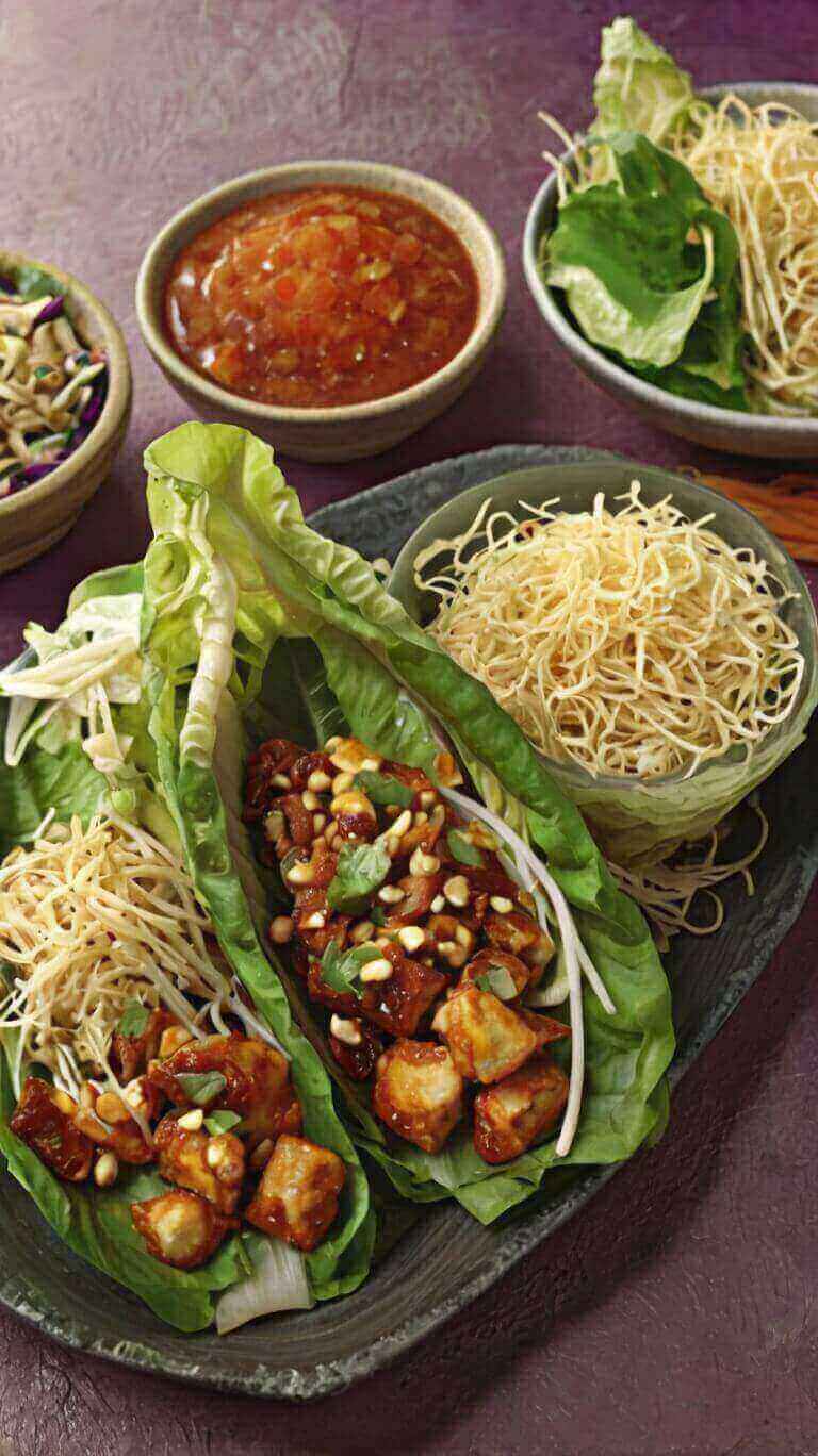 Cheesecake Factory Thai Lettuce Wraps