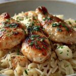 Chicken Scampi With Garlic Parmesan Rice Recipe