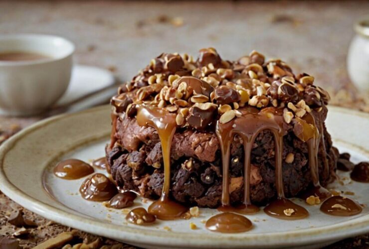 Chocolate Caramel Dump Cake Recipe