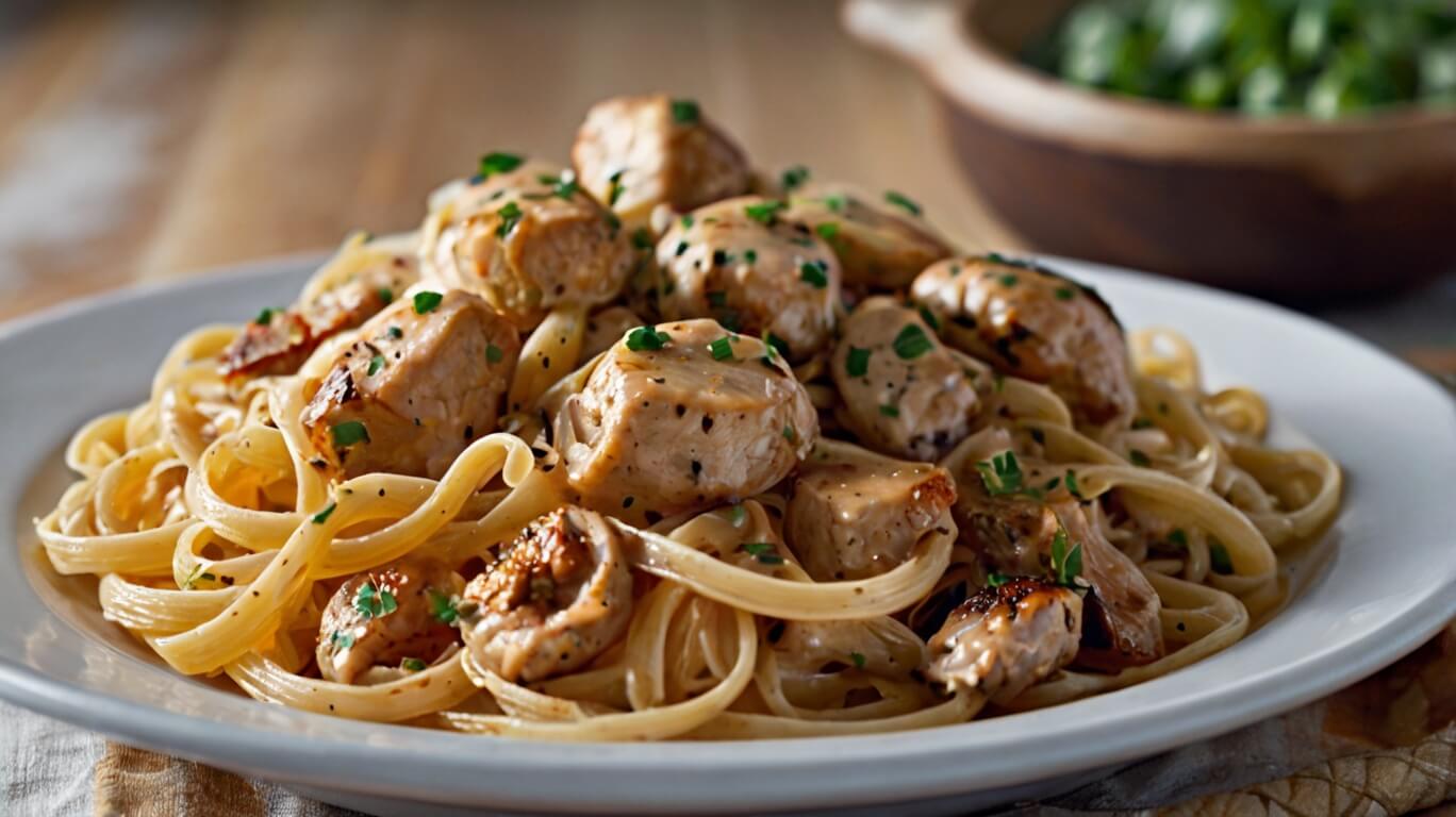 Cowboy Butter Chicken Linguine Recipe 