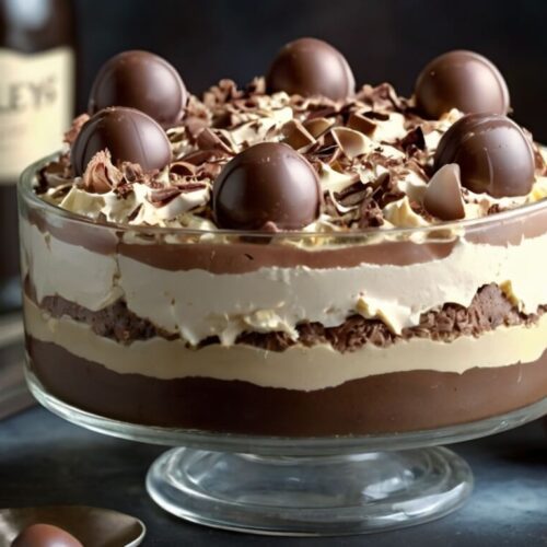 Decadent Baileys Chocolate Cheesecake Trifle Recipe