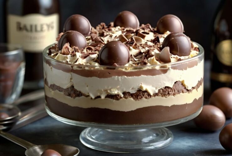 Decadent Baileys Chocolate Cheesecake Trifle Recipe