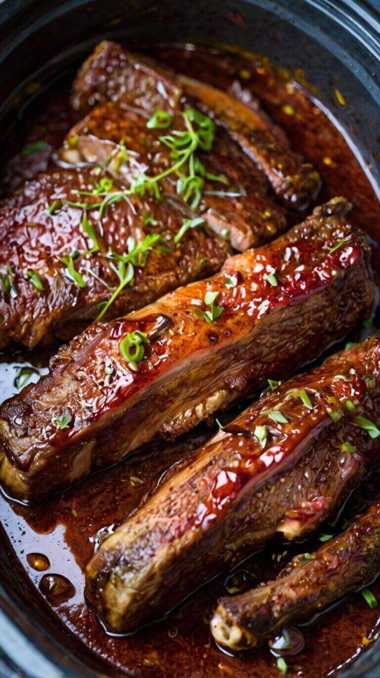 Fall off the bone Crockpot Country Style Ribs