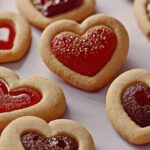 Heart Shaped Thumbprint Cookies Recipe