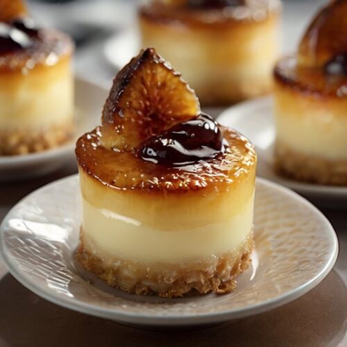 Mini Creme Brulee Cheesecakes Recipe