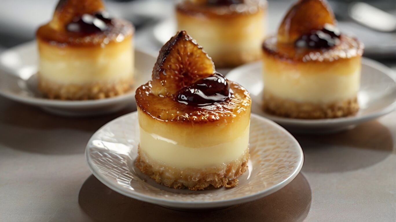 Mini Creme Brulee Cheesecakes Recipe