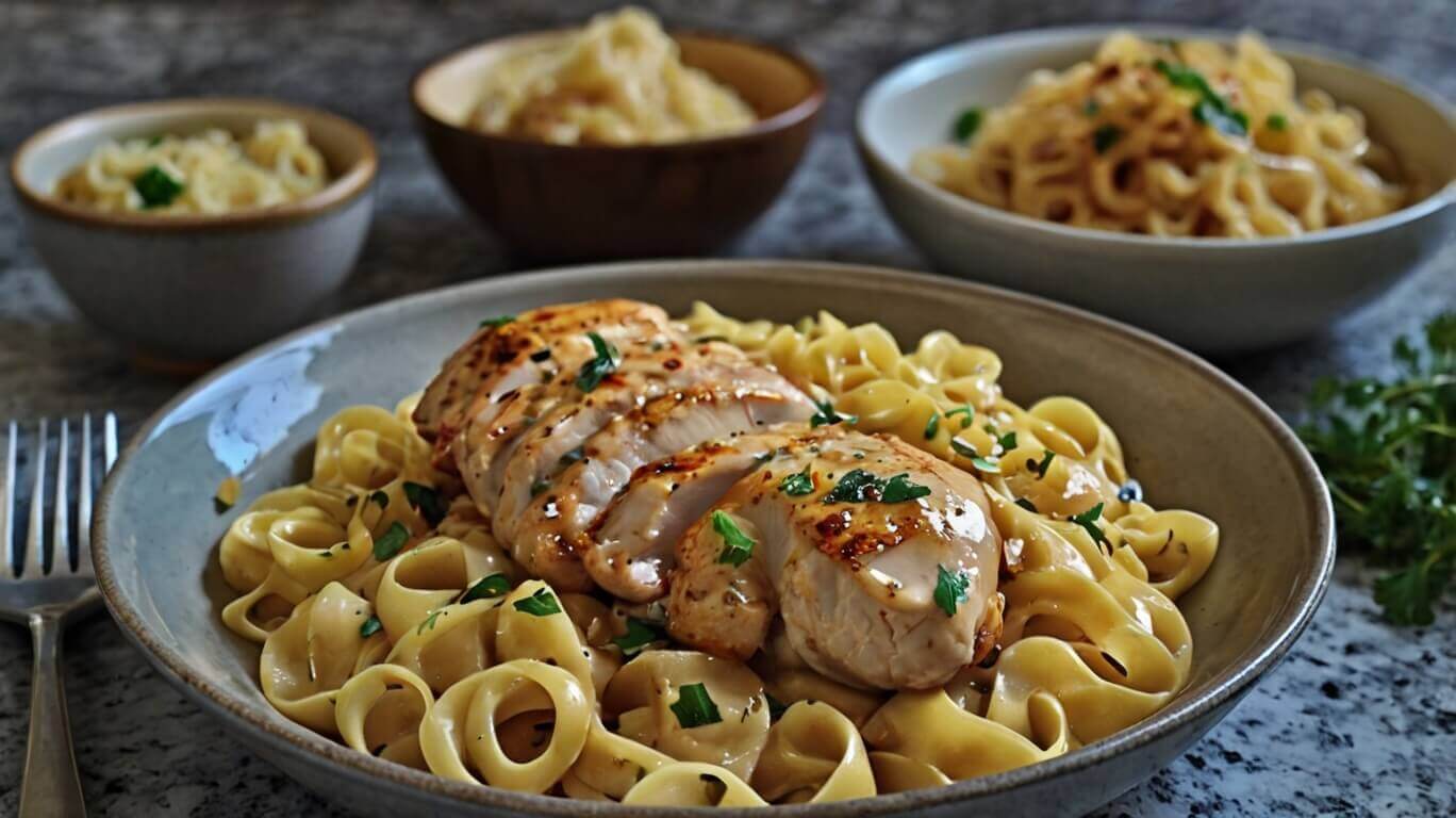 One Pan Chicken With Buttered Noodles Recipe