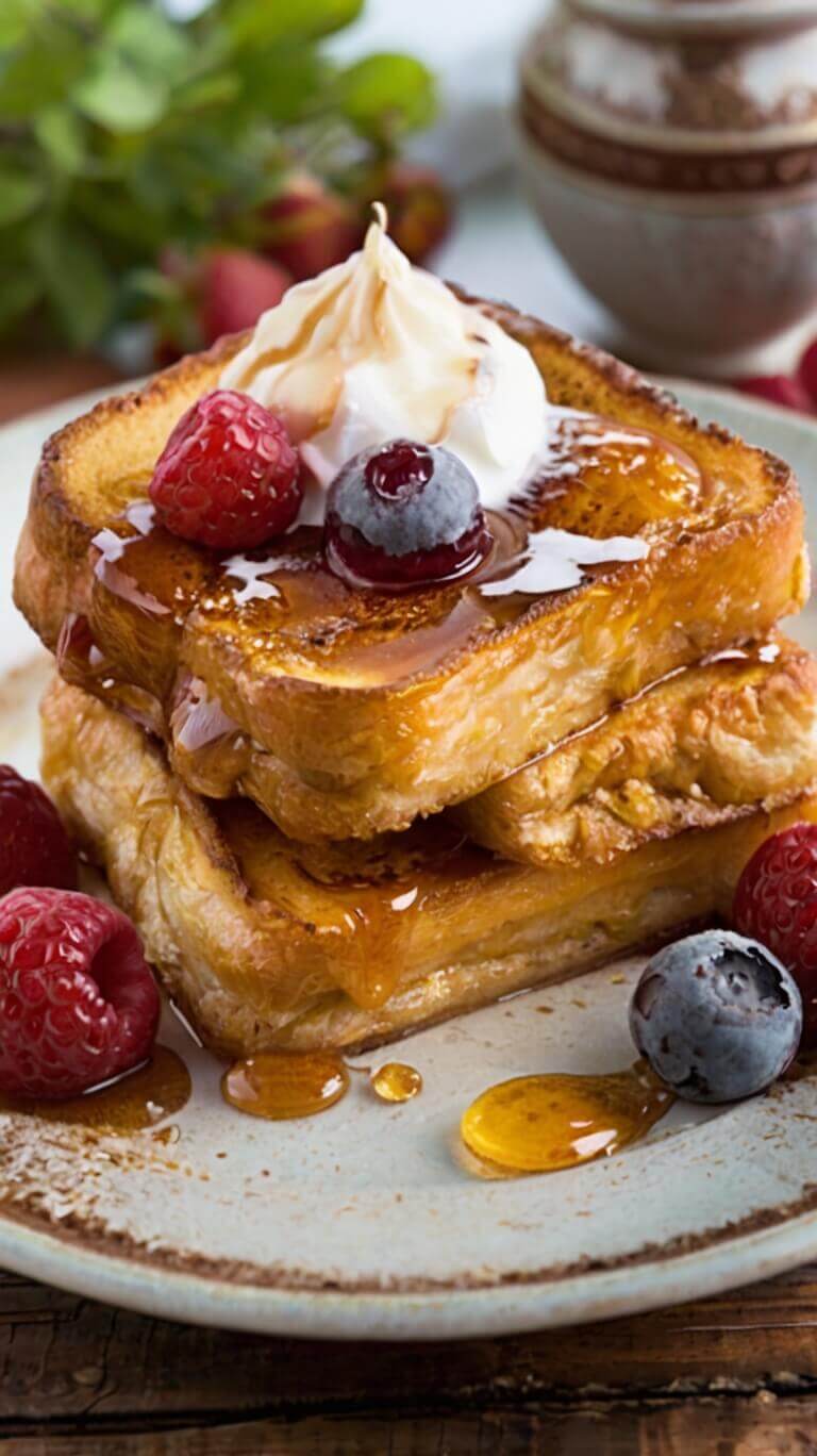 Overnight Creme Brulee French Toast