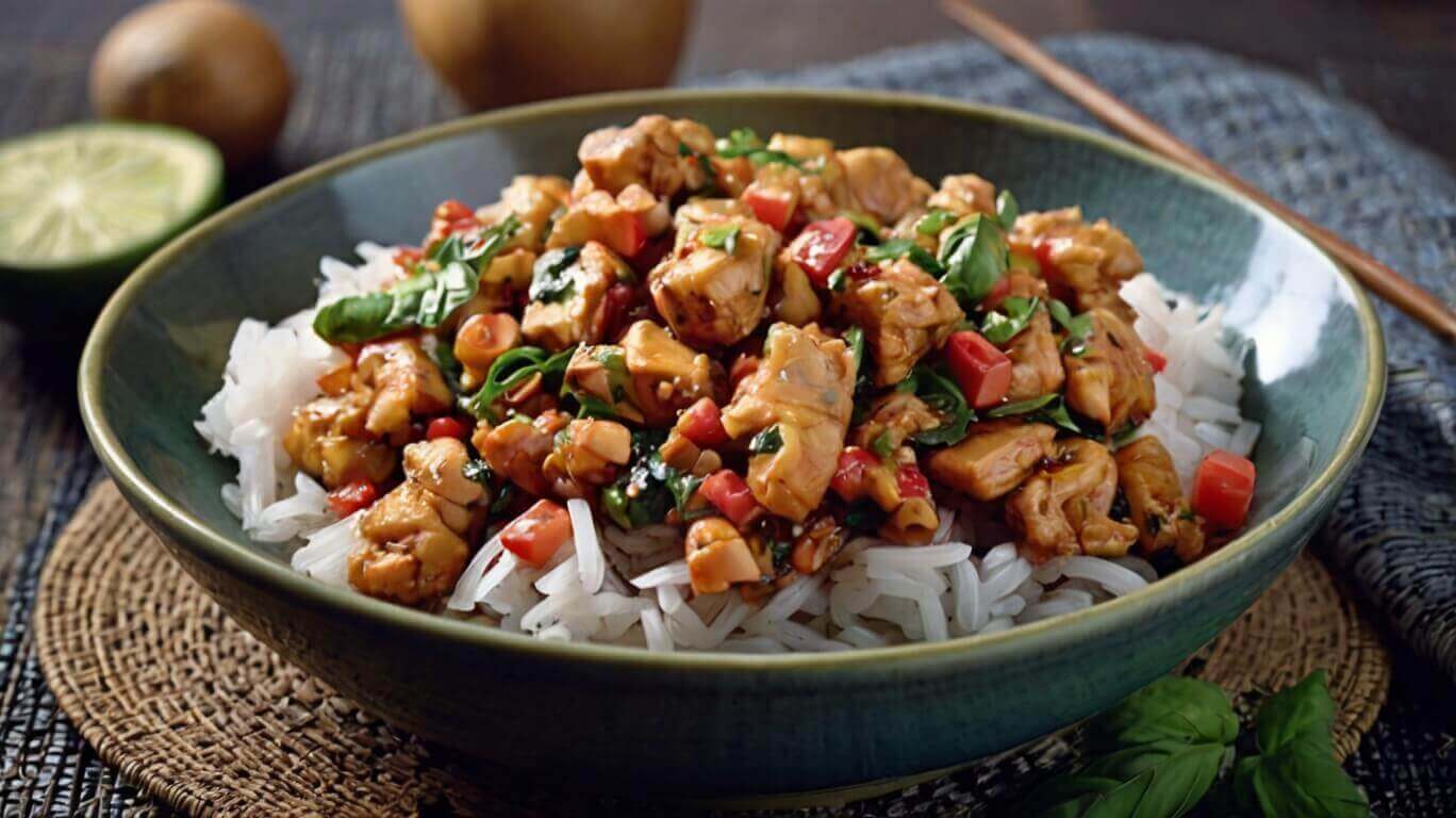 Spicy Thai Basil Chicken Recipe