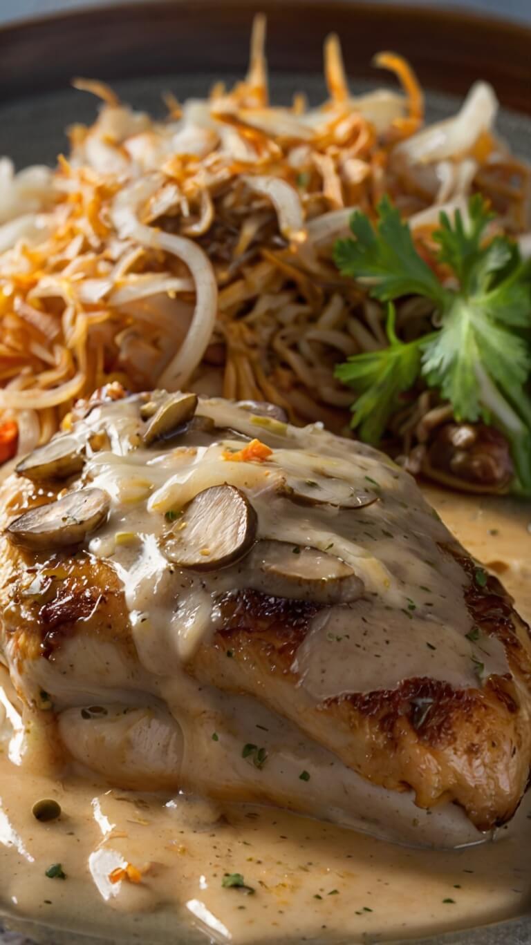 Texas Roadhouse Smothered Chicken With Jack Cheese