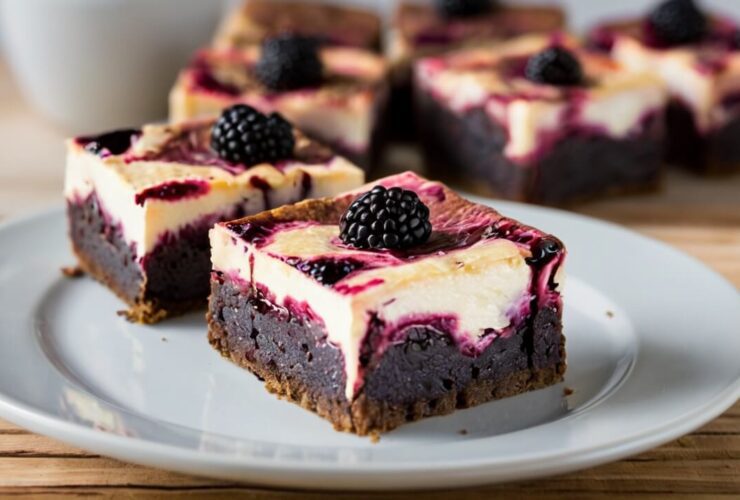 Blackberry Cream Cheese Brownies Recipe