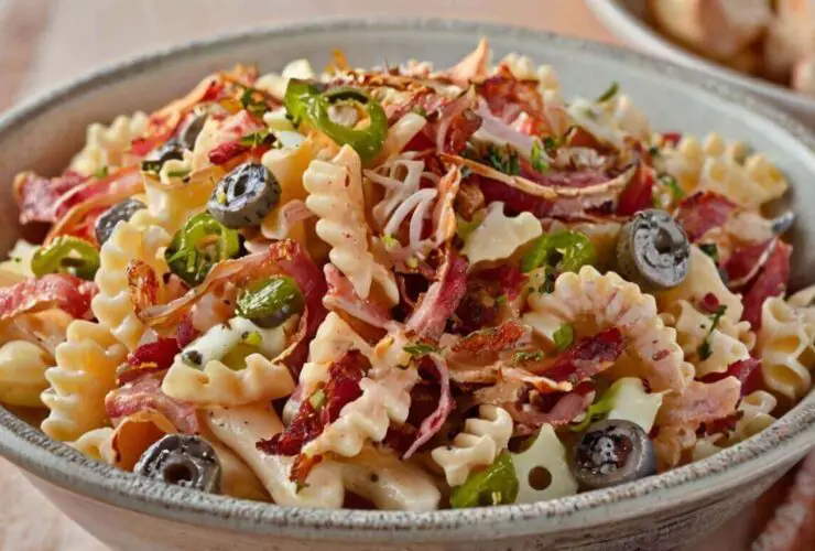 Bacon Ranch Pasta Salad Recipe 