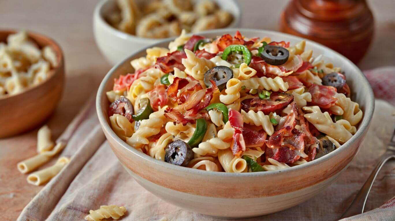 Bacon Ranch Pasta Salad