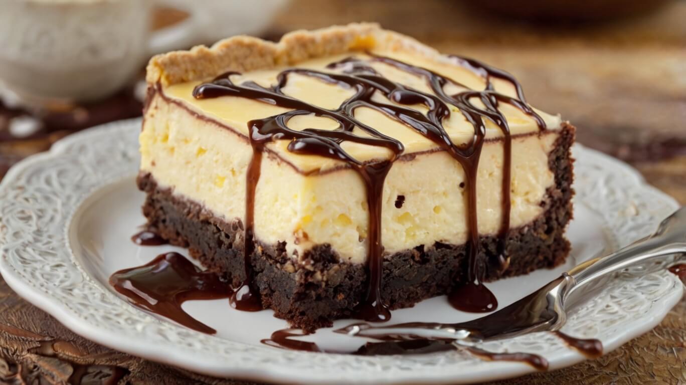 Brownie Bottom Cheesecake Recipe