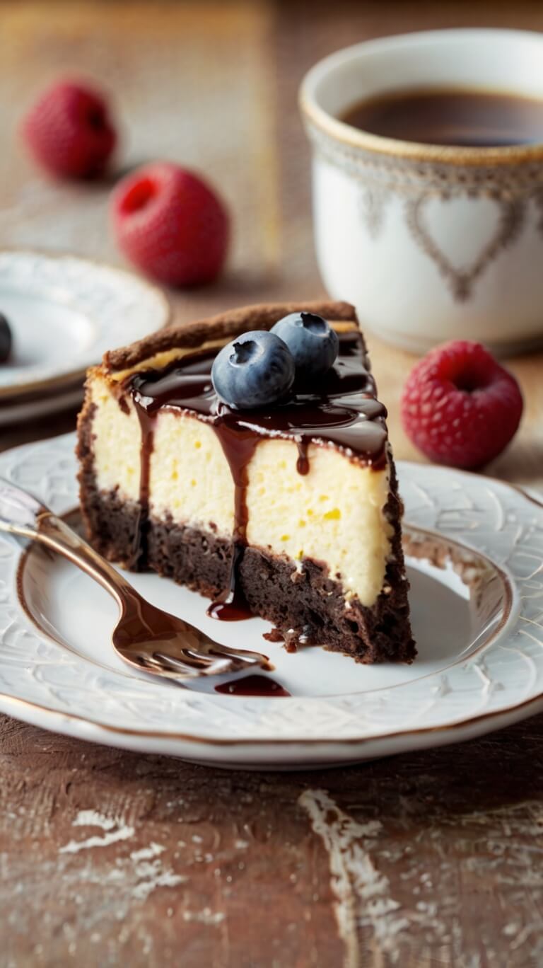 Brownie Bottom Cheesecake