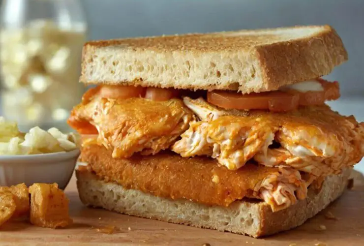 Buffalo Chicken Grilled Sandwich Recipe