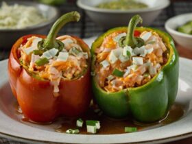 Buffalo Chicken Stuffed Peppers Recipe