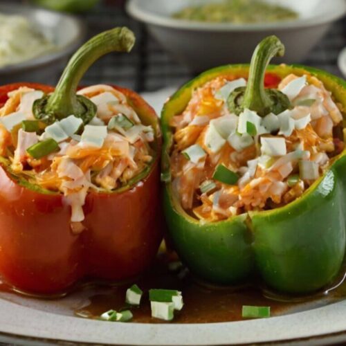 Buffalo Chicken Stuffed Peppers Recipe