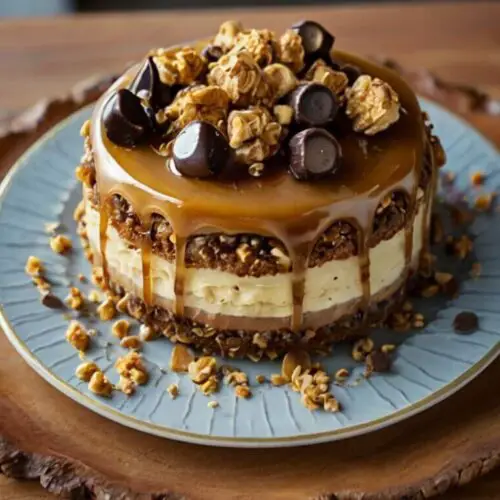 Caramel Toffee Crunch Cake Recipe