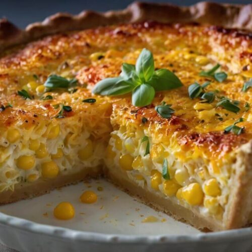Cheddar Sweet Corn Pie Recipe