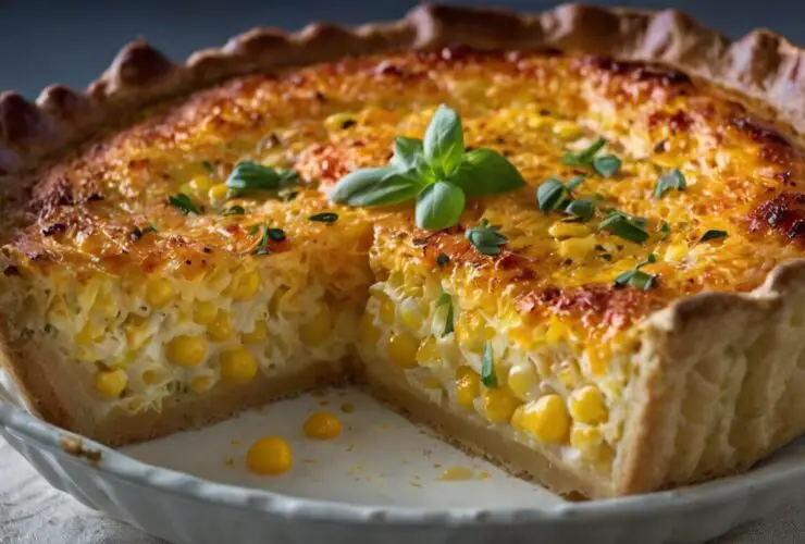 Cheddar Sweet Corn Pie Recipe