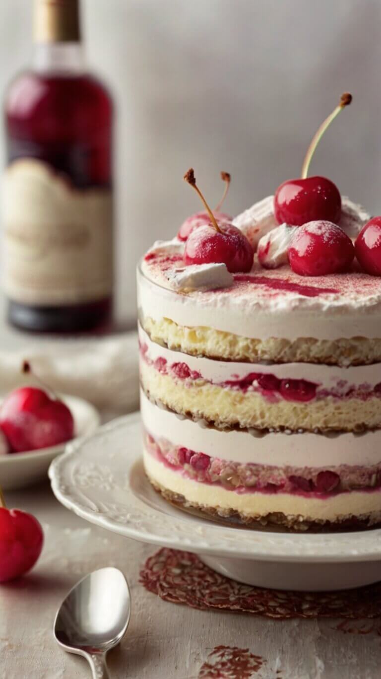 Cherry Amaretto Tiramisu