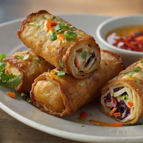 Crab Cake Egg Rolls Recipe