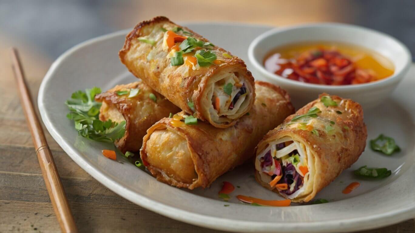 Crab Cake Egg Rolls Recipe