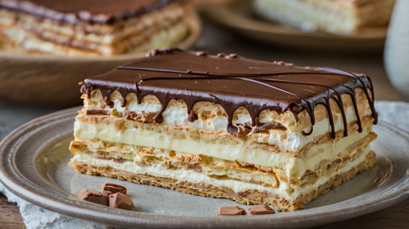 Creamy Chocolate Eclair Cake Recipe