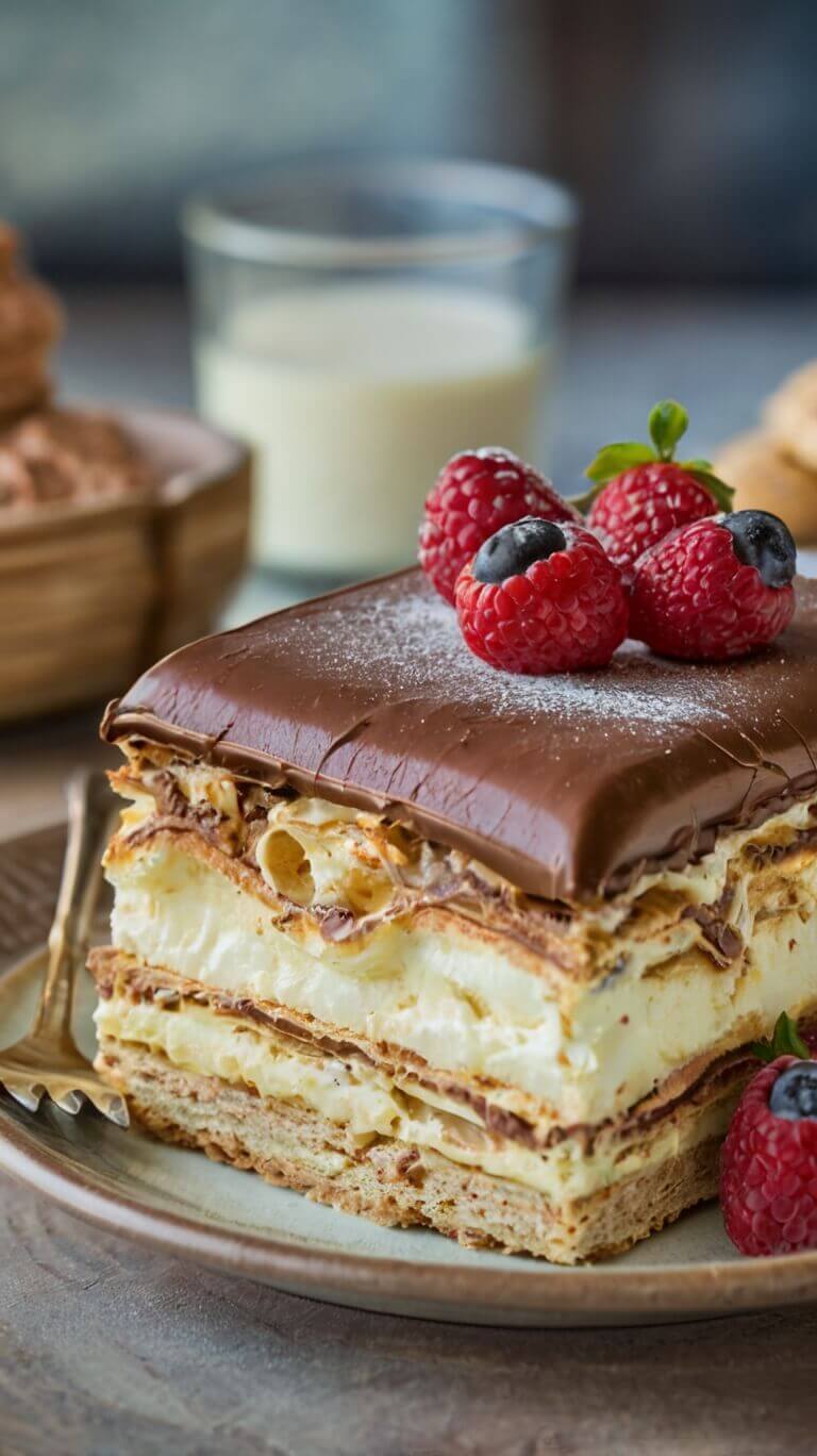 Creamy Chocolate Eclair Cake