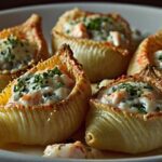 Creamy Seafood Stuffed Shells Recipe