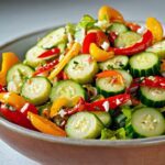 Cucumber Sweet Pepper Salad Recipe 
