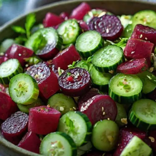 Fresh Beet and Cucumber Salad Recipe