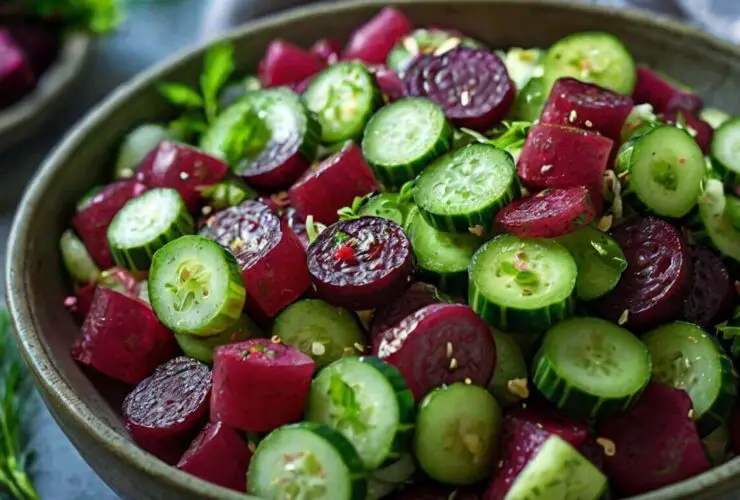Fresh Beet and Cucumber Salad Recipe 