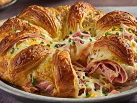 Ham and Cheese Croissant Casserole Recipe