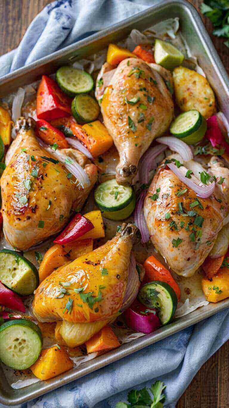 Hawaiian Chicken Sheet Pan