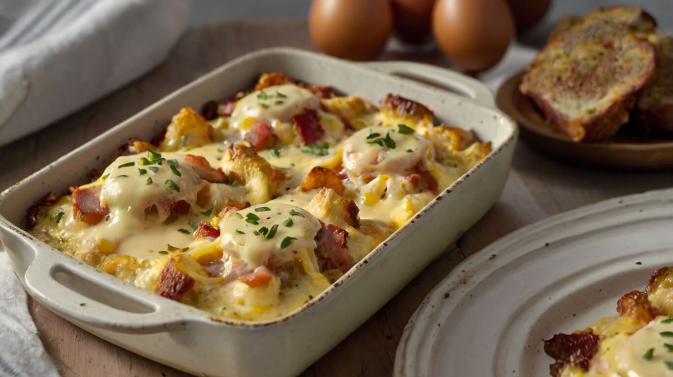 Joanna Gaines Eggs Benedict Casserole​ Recipe 