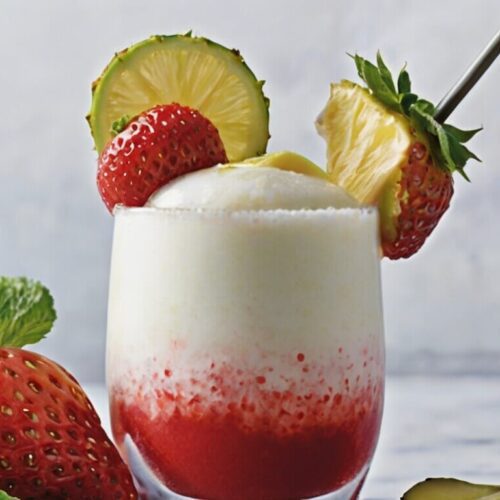 Non Alcoholic Strawberry Piña Colada Recipe