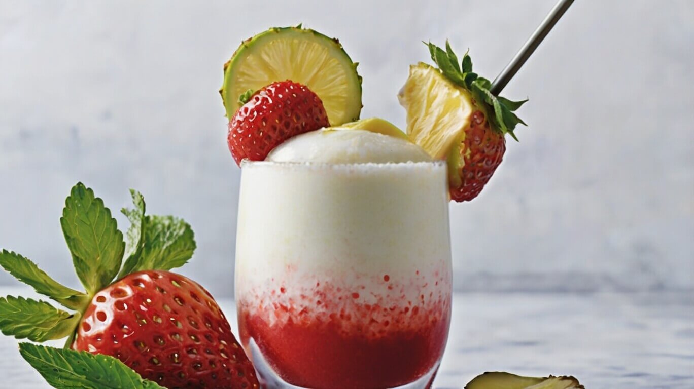 Non Alcoholic Strawberry Piña Colada Recipe