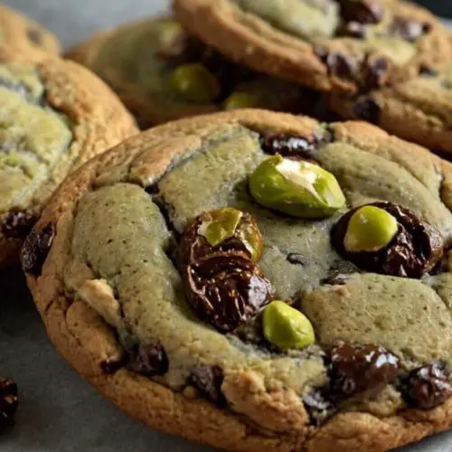 Pistachio Cream Chocolate Chip Cookies Recipe