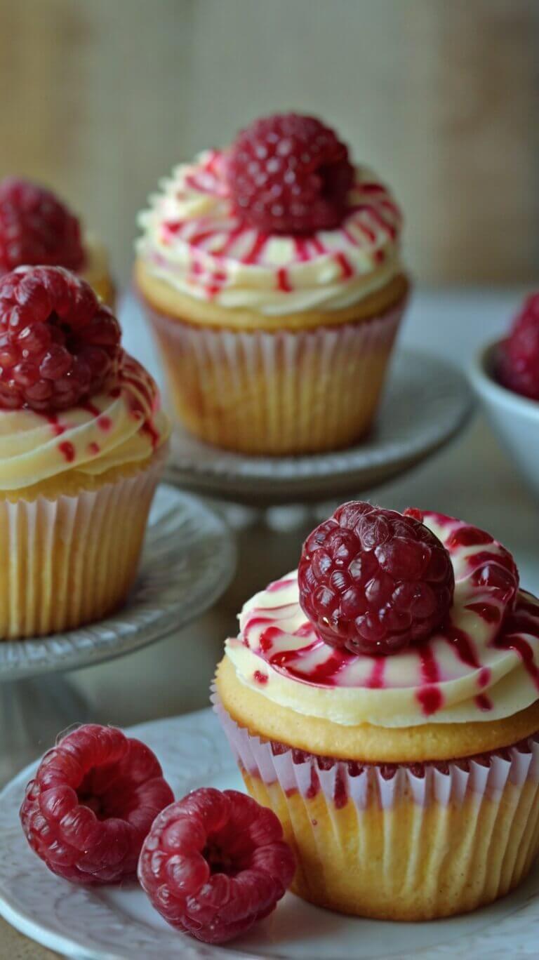 Raspberry Cheesecake Cupcakes