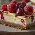 Raspberry Swirl Cheesecake Bars Recipe