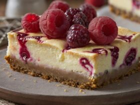 Raspberry Swirl Cheesecake Bars Recipe
